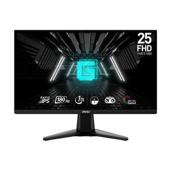 MSI LED Monitor Optix G255F 24.5″ FHD Rapid IPS 180Hz Esports Gaming MSI LED Monitor Optix G255F 24.5″ FHD Rapid IPS 180Hz Esports Gaming